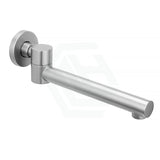 N#1(Nickel) Aquaperla Round Brushed Nickel Brass 180 Degree Swivel Wall Spout For Bathtub Spouts