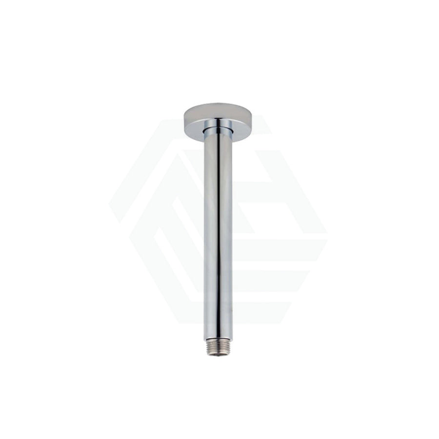 N#1(Nickel) Aquaperla 200/400Mm Round Ceiling Shower Arm Brushed Nickel 200Mm Arms