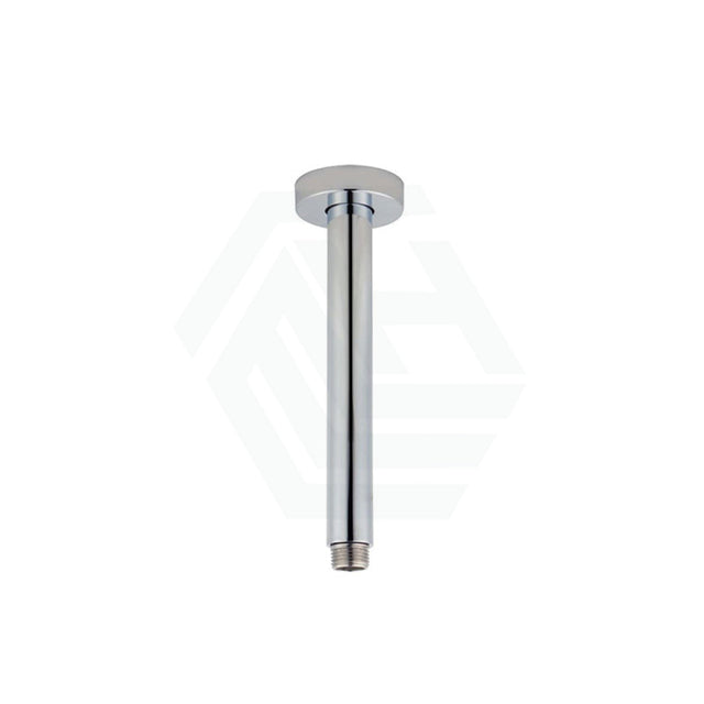 N#1(Nickel) Aquaperla 200/400Mm Round Ceiling Shower Arm Brushed Nickel 200Mm Arms