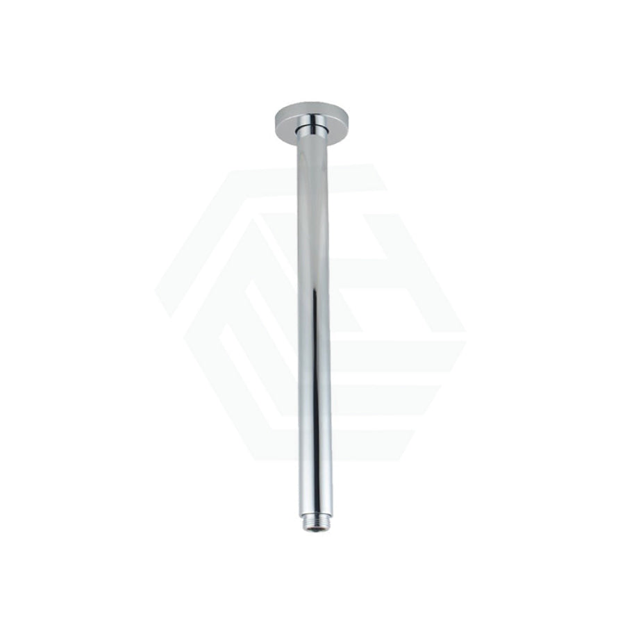 N#1(Nickel) Aquaperla 200/400Mm Round Ceiling Shower Arm Brushed Nickel 400Mm Arms