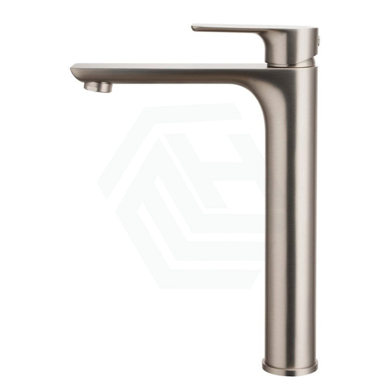 Aquaperla Vog Series Round Tall Basin Mixer Tap Brushed Brass/Brushed Nickel/Gunmetal Grey Nickel