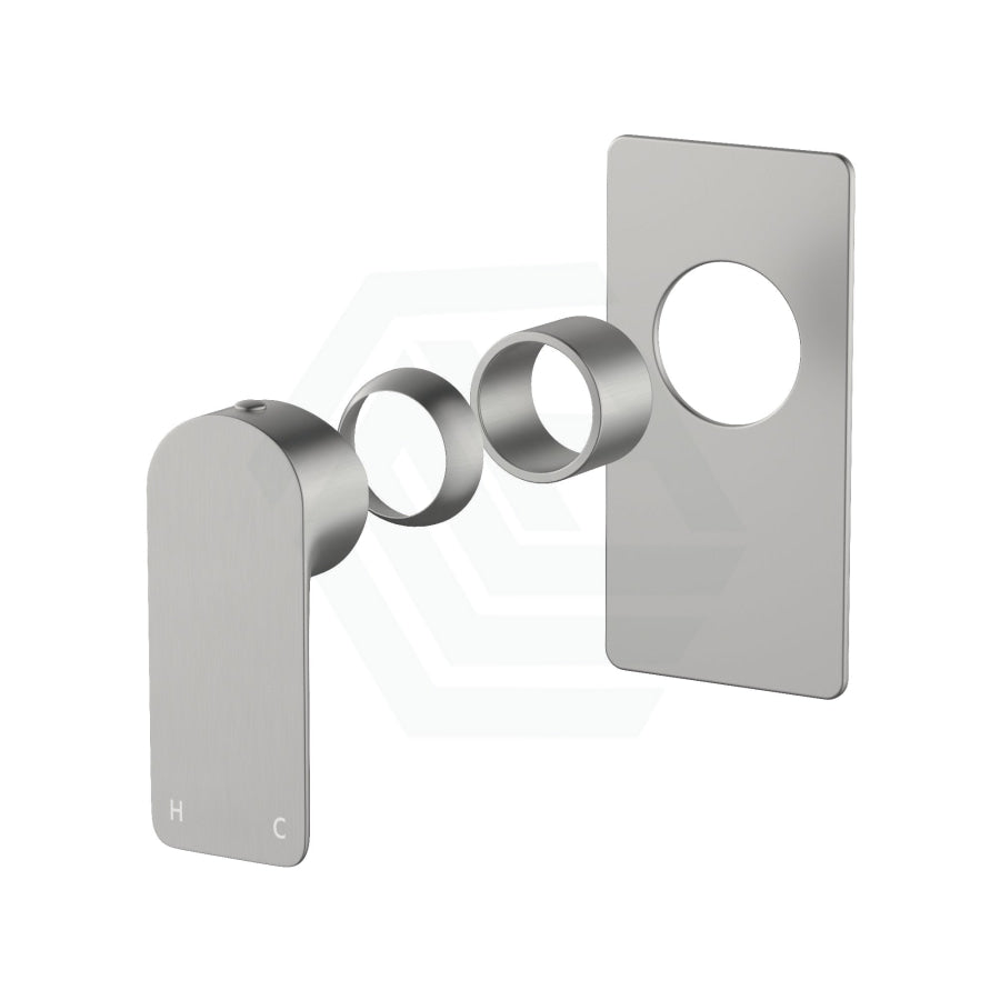 Aquaperla Vog Series Square Wall Mixer Trim Kit Only Chrome/Matt Black/Brushed Brass/Brushed