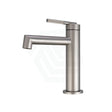 N#1(Nickel) Aquaperla Caddence Round Brushed Nickel Basin Mixer Tap Short Mixers