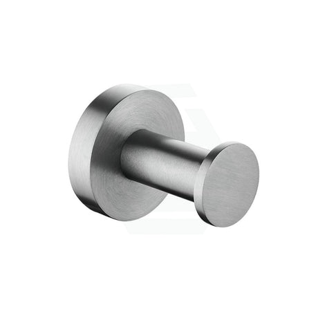 N#1(Nickel) Aquaperla Round Brushed Nickel Stainless Steel Robe Hook Wall Mounted Hooks