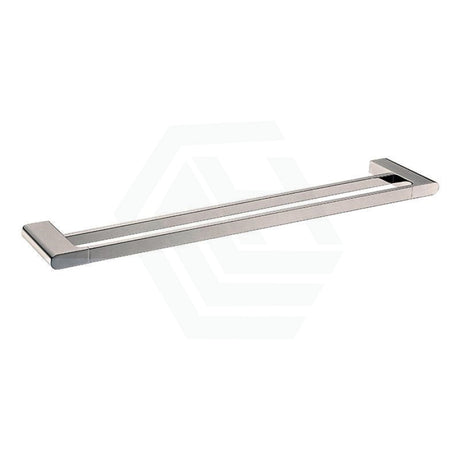 Aquaperla Vog Series 600/800Mm Double Towel Rail Brushed Brass/Brushed Nickel/Gunmetal Grey 800Mm /