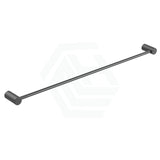 M#1(Gunmetal Grey) Aquaperla Caddence 600/800Mm Round Brushed Gun Metal Grey Single Towel Rail