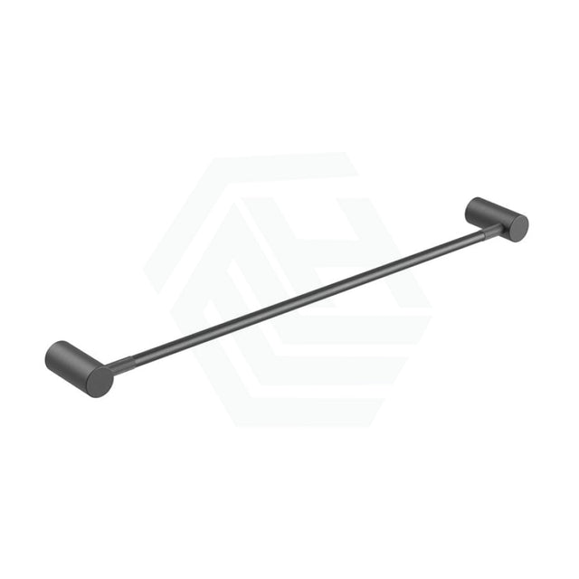 M#1(Gunmetal Grey) Aquaperla Caddence 600/800Mm Round Brushed Gun Metal Grey Single Towel Rail