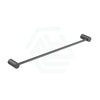 M#1(Gunmetal Grey) Aquaperla Caddence 600/800Mm Round Brushed Gun Metal Grey Single Towel Rail