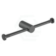 M#1(Gunmetal Grey) Aquaperla Caddence Round Brushed Gunmetal Double Toilet Paper Holder Grey Holders