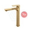 Aquaperla Vog Series Round Tall Basin Mixer Tap Brushed Brass/Brushed Nickel/Gunmetal Grey Mixers