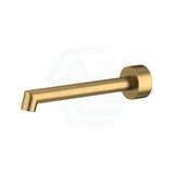 G#1(Gold) Aquaperla Caddence Round Brushed Brass Bathtub/Basin Wall Spout Gold Spouts