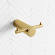 G#1(Gold) Aquaperla Round Brushed Brass Stainless Steel Robe Hook Wall Mounted Gold Hooks