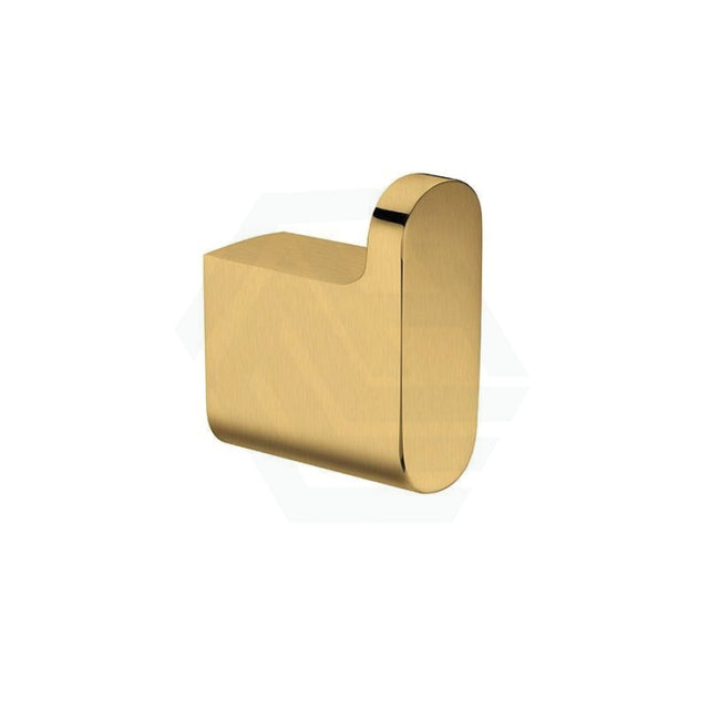 Aquaperla Vog Series Robe Hook Brushed Brass/Brushed Nickel/Gun Metal Grey Brass Hooks