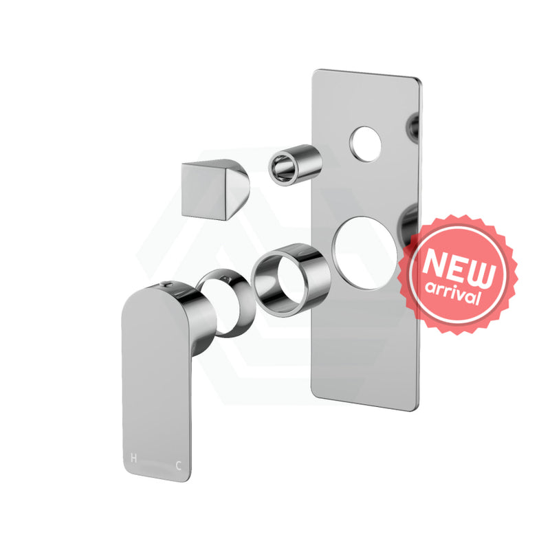 Aquaperla Vog Series Wall Diverter Mixer Trim Kit Only Chrome/Matt Black/Brushed Brass/Brushed