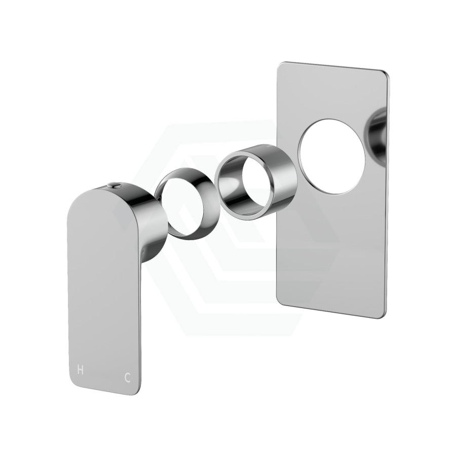 Aquaperla Vog Series Square Wall Mixer Trim Kit Only Chrome/Matt Black/Brushed Brass/Brushed