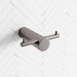 M#1(Gunmetal Grey) Aquaperla Round Gunmetal Grey Stainless Steel Robe Hook Wall Mounted Hooks