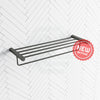 M#1(Gunmetal Grey) Aquaperla 600Mm Gunmetal Grey Towel Rack Stainless Steel Racks