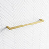 G#1(Gold) Norico Esperia 600mm Brushed Gold Single Towel Rail Brass Wall Mounted