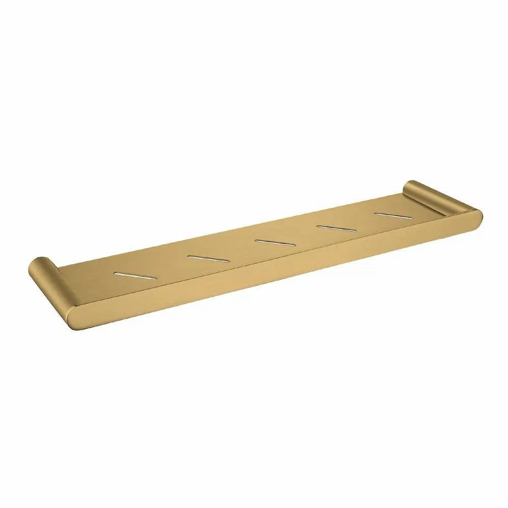 G#1(Gold) Norico Esperia Wall Mounted Towel Shelf Brass Brushed Yellow Gold