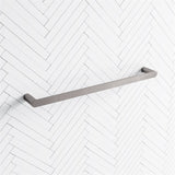 M#1(Gunmetal Grey) Norico Esperia Brushed Gunmetal Grey Single Towel Rail 600mm Stainless Steel 304 Wall Mounted