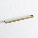 Norico Cavallo 600/800Mm Square Brushed Yellow Gold Single Towel Rail Stainless Steel 304 Bathroom