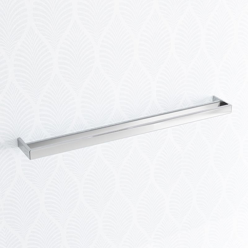 Norico Cavallo 600/800Mm Square Chrome Double Towel Rail Stainless Steel 304 Bathroom Products