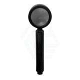 Aroma Sense Matt Black Handheld Shower Round Showers