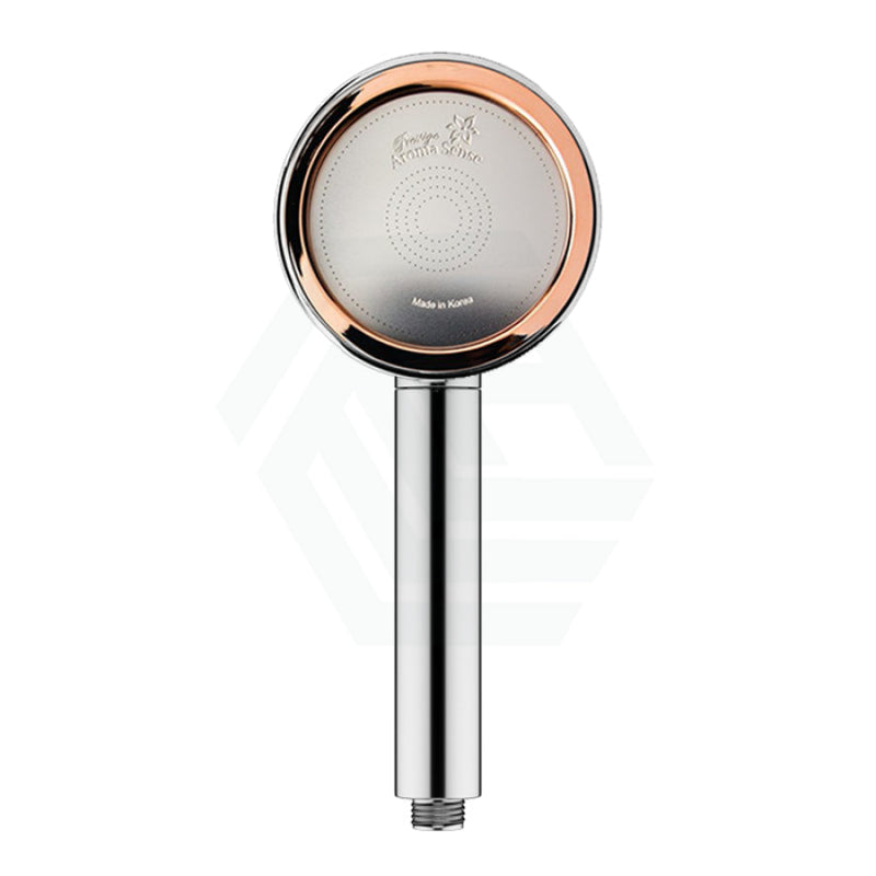 Aroma Sense Prestige Hand Shower Rose Gold Round Handheld Showers