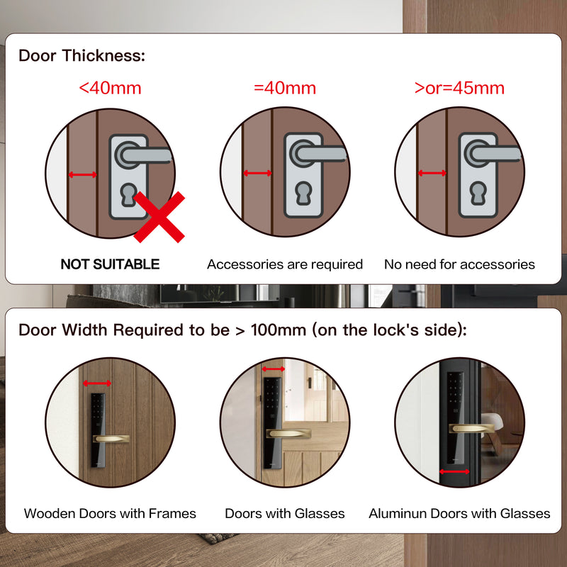 ORVIBO Biometrics Wi-Fi Password Digital Smart Door Lock From Australia