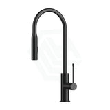 Aziz Matt Black Brass Pull Out Kitchen Mixer Tap