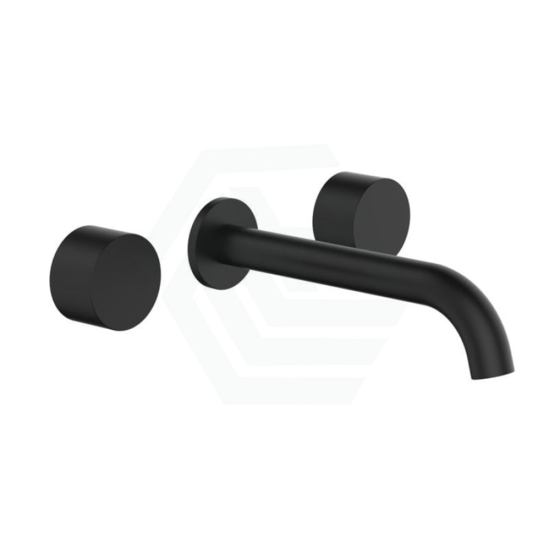 Bath Tap Set Quarter Turn Matt Black