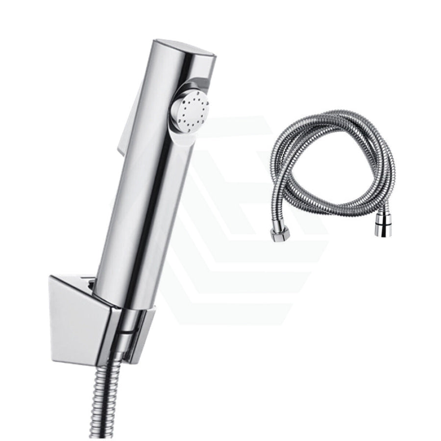 Bathroom Chrome Abs Toilet Bidet Spray Kit With 1.2M Stainless Steel Water Hose & Sprayers