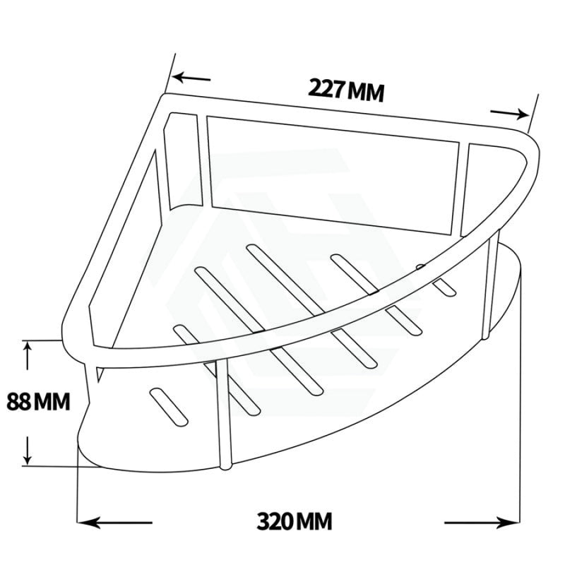 Bathroom Chrome Stainless Steel Shower Caddy Shelf