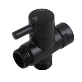 Brass Toilet Bidet Spray Diverter Black