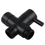 Bathroom Solid Brass Black Toilet Bidet Spray Diverter Only