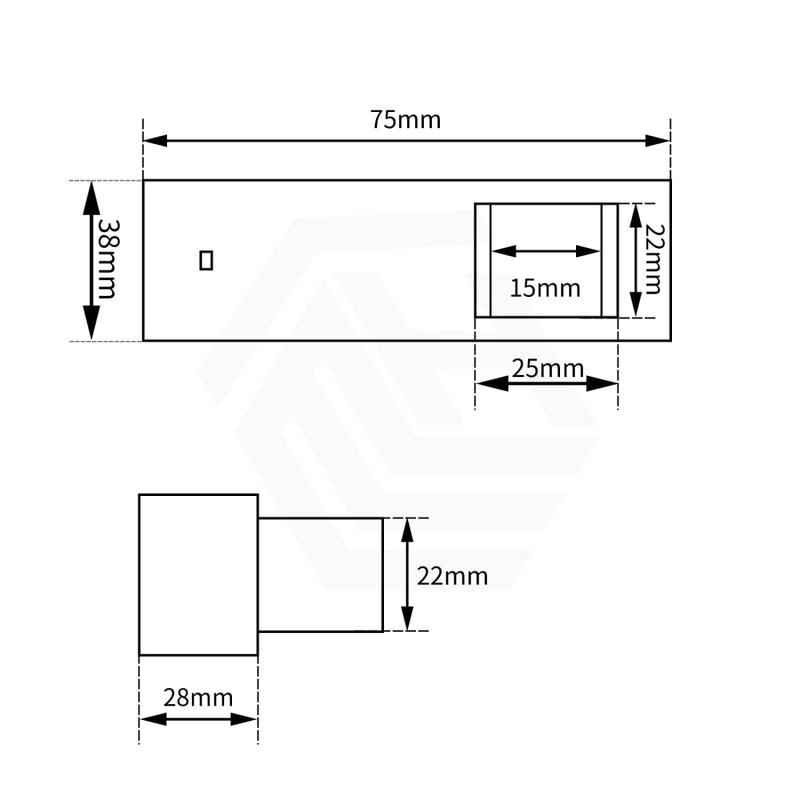 Bathroom Square Chrome Hand Shower Holder Products