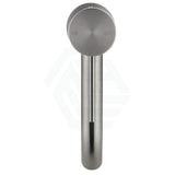 Bella Vista Mica Brushed Nickel Short Basin Mixer Tap Round Stainless Steel For Bathroom Mixers