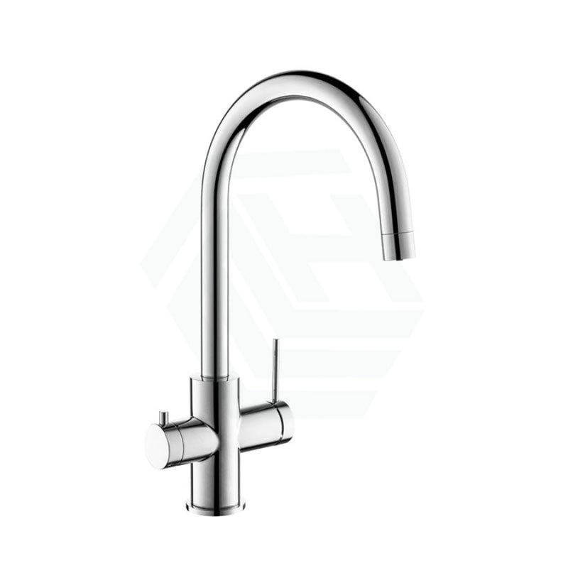 Bella Vista Mica Chrome 3 - Way Filter Sink Mixer Round Stainless Steel For Kitchen Taps