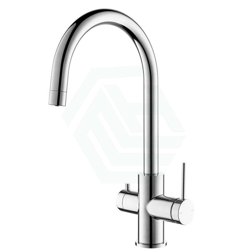 Bella Vista Mica Chrome 3 - Way Filter Sink Mixer Round Stainless Steel For Kitchen Taps