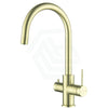 Bella Vista Mica French Gold 3 - Way Filter Sink Mixer Round Stainless Steel For Kitchen Taps