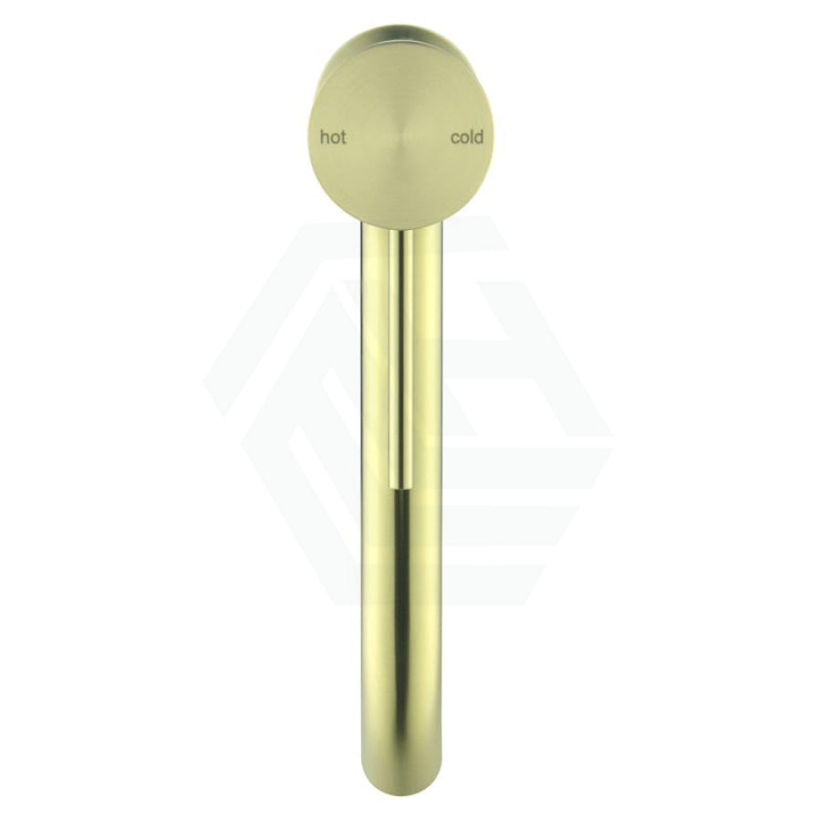 Bella Vista Mica French Gold Tall Basin Mixer Tap Round Stainless Steel For Bathroom Mixers