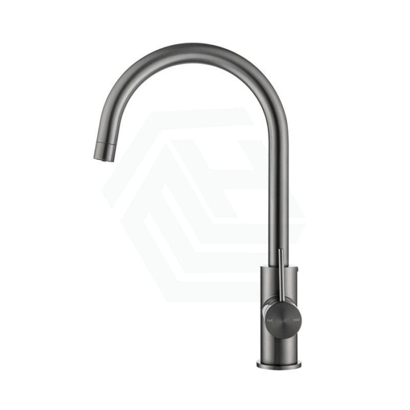 Bella Vista Mica Gunmetal Grey 3 - Way Filter Sink Mixer Round Stainless Steel For Kitchen Taps