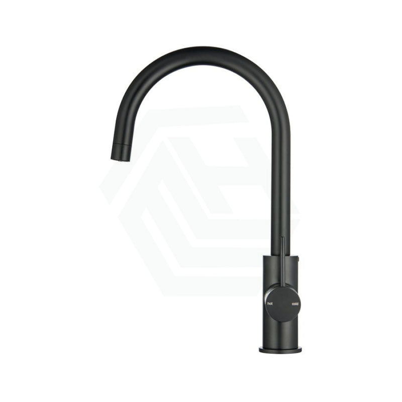 Bella Vista Mica Matt Black 3 - Way Filter Sink Mixer Round Stainless Steel For Kitchen Taps