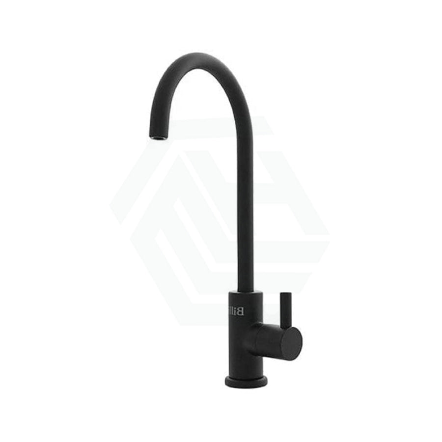 Billi Chilled Water On Tap B3000 With Round Slimline Dispenser Matte Black Filter Taps