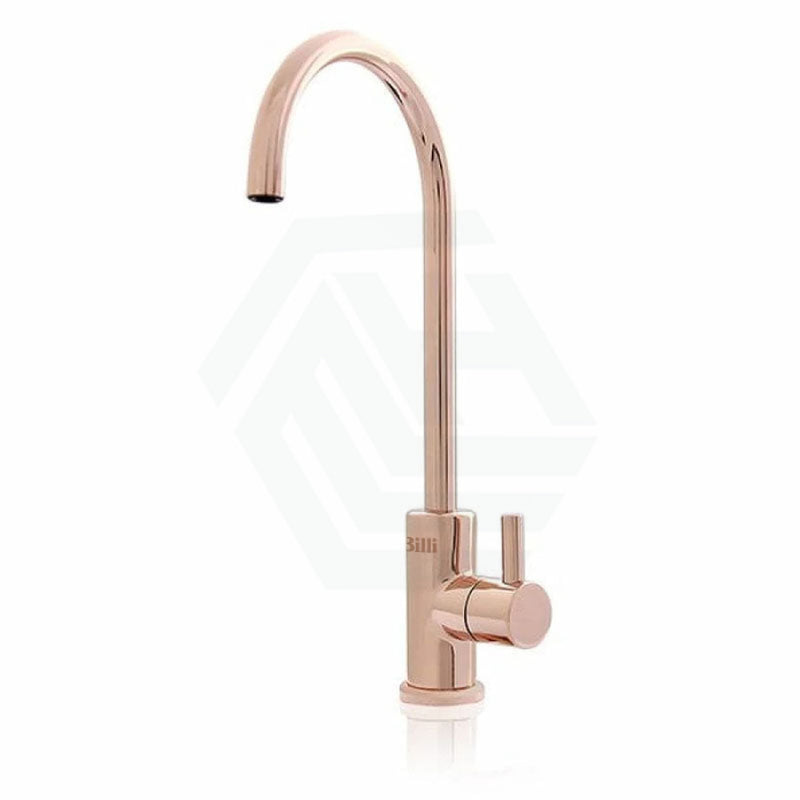 Billi Chilled Water On Tap B3000 With Round Slimline Dispenser Rose Gold Filter Taps