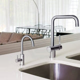 Billi Instant Filtered Water On Tap B1000 With Round Slimline Dispenser Chrome Filter Taps