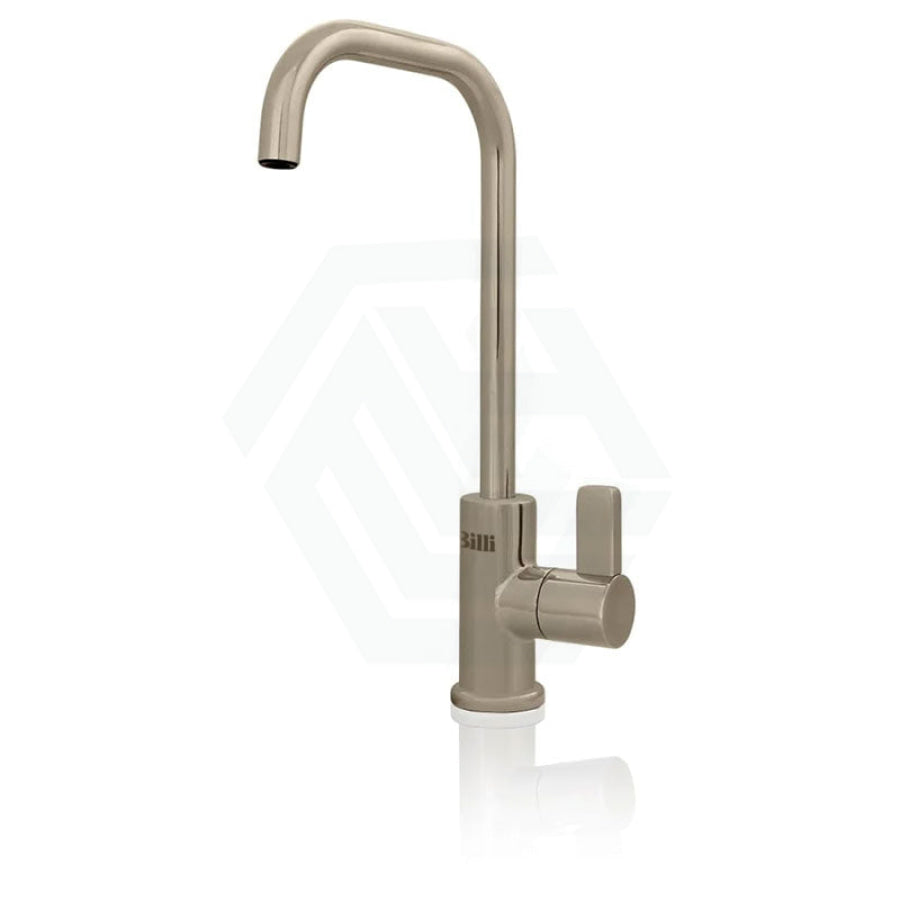 Billi Instant Filtered Water On Tap B1000 With Square Slimline Swivel Dispenser Platinum Filter Taps