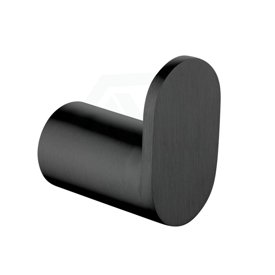 Single Robe Hook Stainless Steel Black