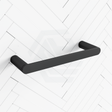 Black Single Towel Holder 300Mm Stainless Steel 304 Wall Mounted Hand Holders