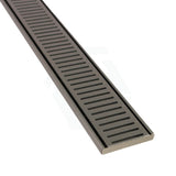 300-2000mm Lauxes Brushed Nickel Shower Grate Drain Aluminium Next Generation 14 Any Size Indoor Outdoor